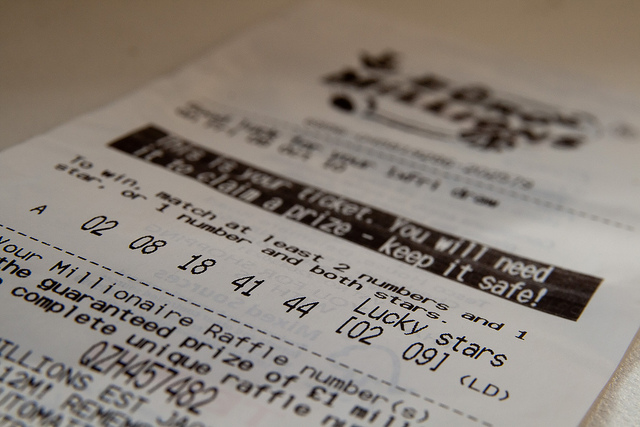 Ticket d'Euro Millions.