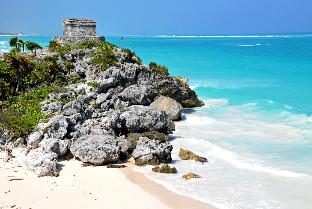 Photo du site archéologique de Tulum au Mexique