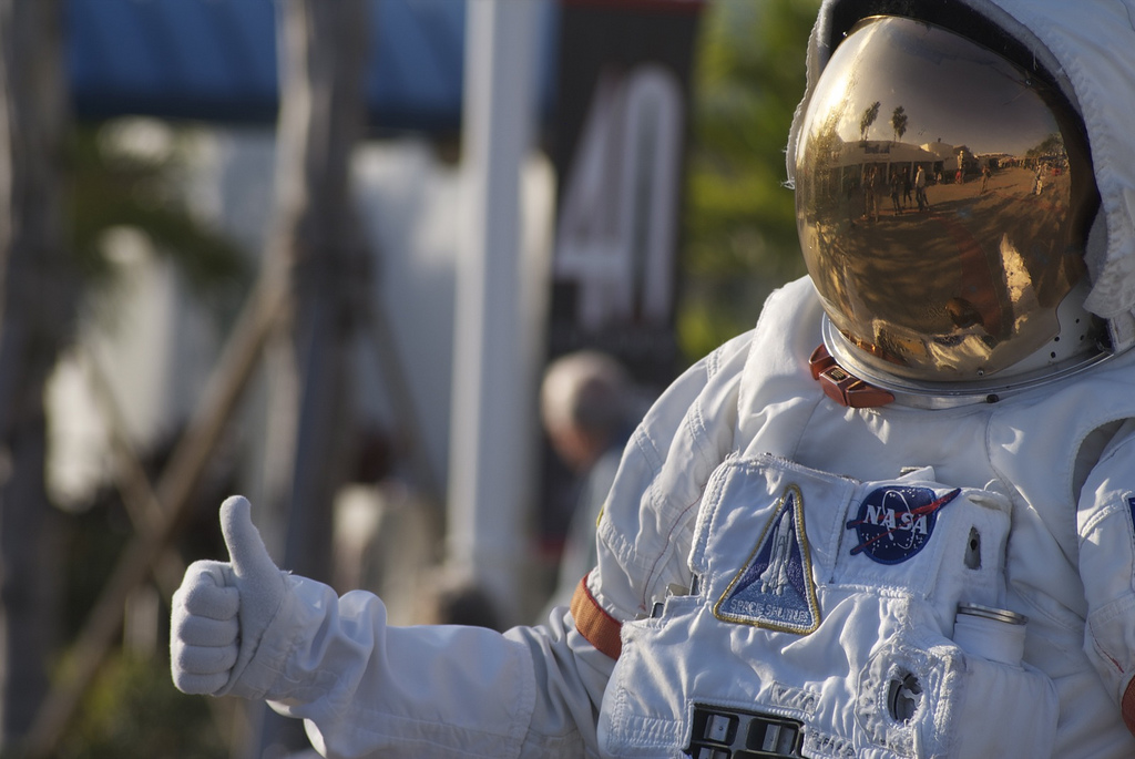 Photo d'un astronaute