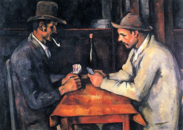 Tableau Les joueurs de cartes, de Paul Cézanne