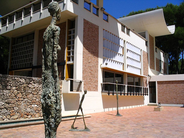 épreuve de L'Homme qui marche I à la fondaction Maeght