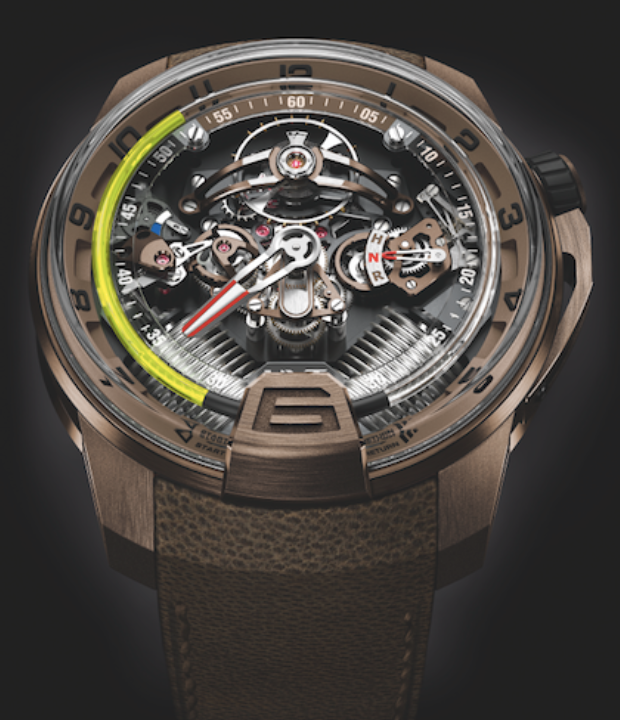 montre hybride h2 full bronze