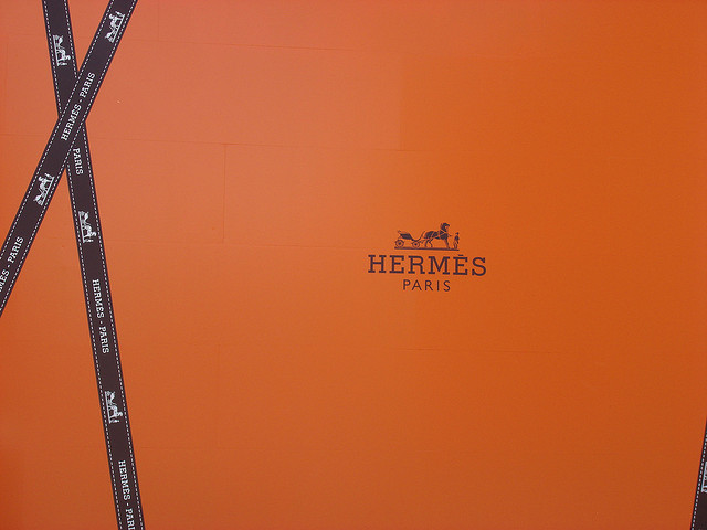 Le logo de la marque française Hermès.