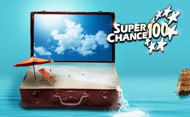 Partez en vacances avec la tombola SuperChance100.