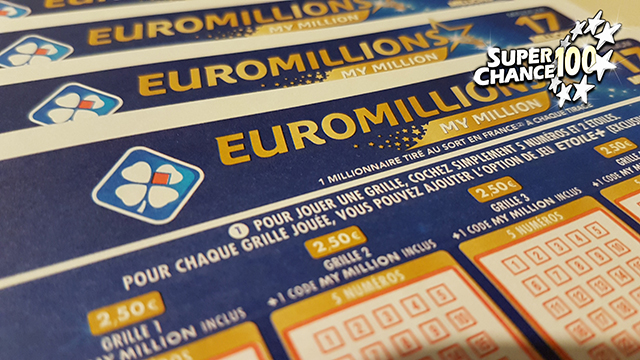 Des grilles d'EuroMillions.