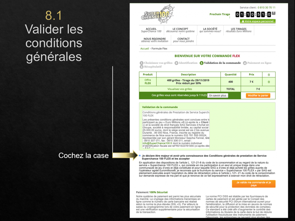 Comment utiliser un code promo sur SuperChance100 ?