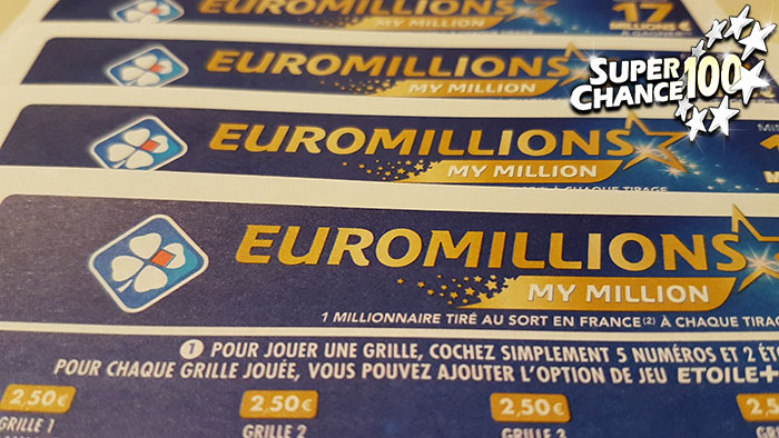 Des grilles d'EuroMillions.